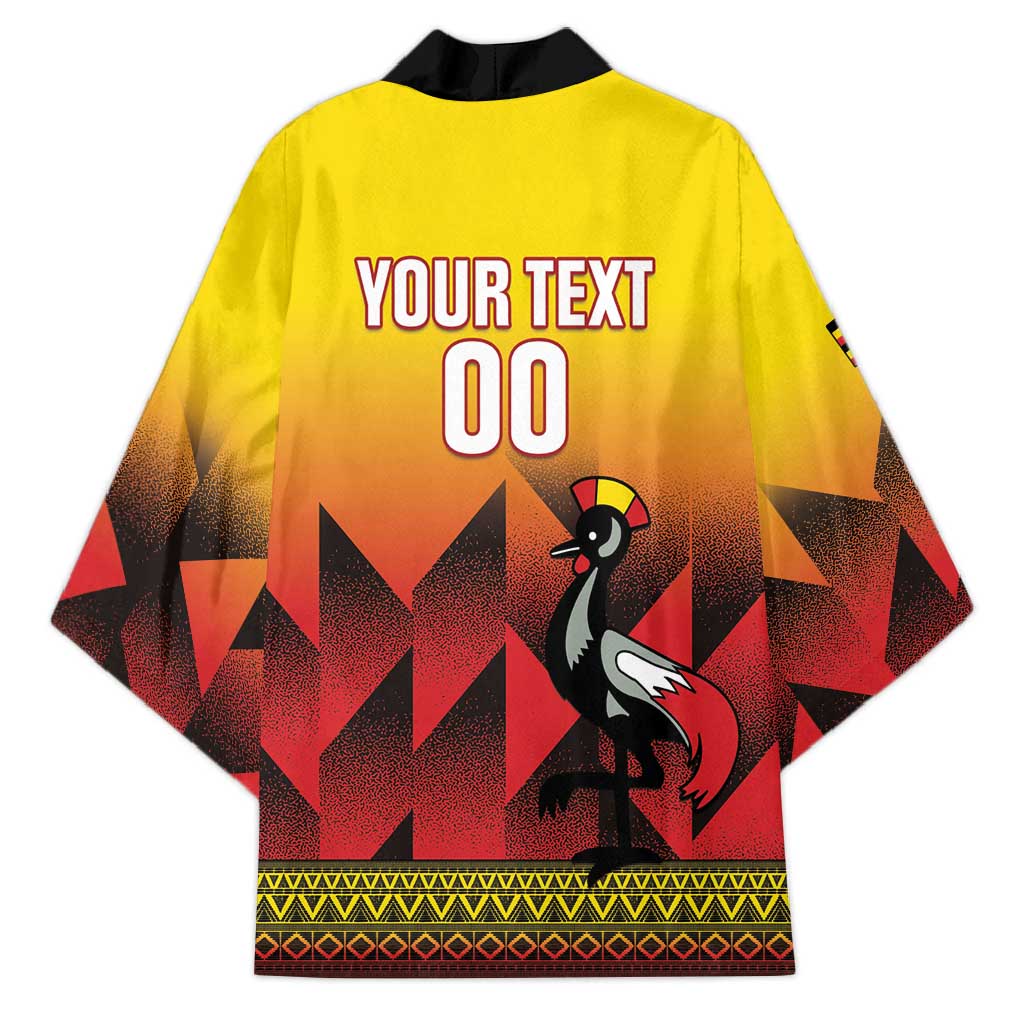 Uganda Basketball Custom Kimono Come On Silverbacks African Pattern - Wonder Print Shop