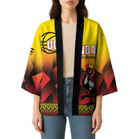 Uganda Basketball Custom Kimono Come On Silverbacks African Pattern - Wonder Print Shop