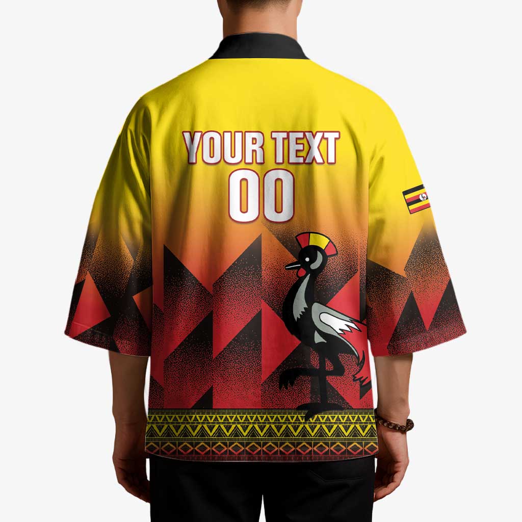 Uganda Basketball Custom Kimono Come On Silverbacks African Pattern - Wonder Print Shop