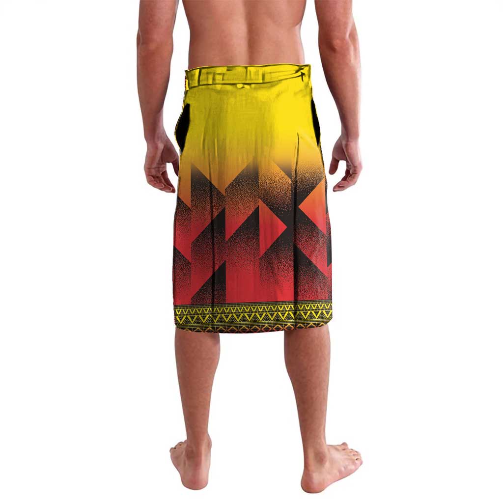 Uganda Basketball Custom Lavalava Come On Silverbacks African Pattern - Wonder Print Shop