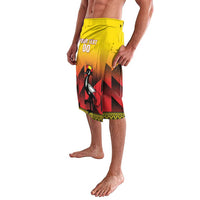 Uganda Basketball Custom Lavalava Come On Silverbacks African Pattern - Wonder Print Shop