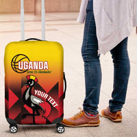 Uganda Basketball Custom Luggage Cover Come On Silverbacks African Pattern - Wonder Print Shop