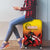 Uganda Basketball Custom Luggage Cover Come On Silverbacks African Pattern - Wonder Print Shop