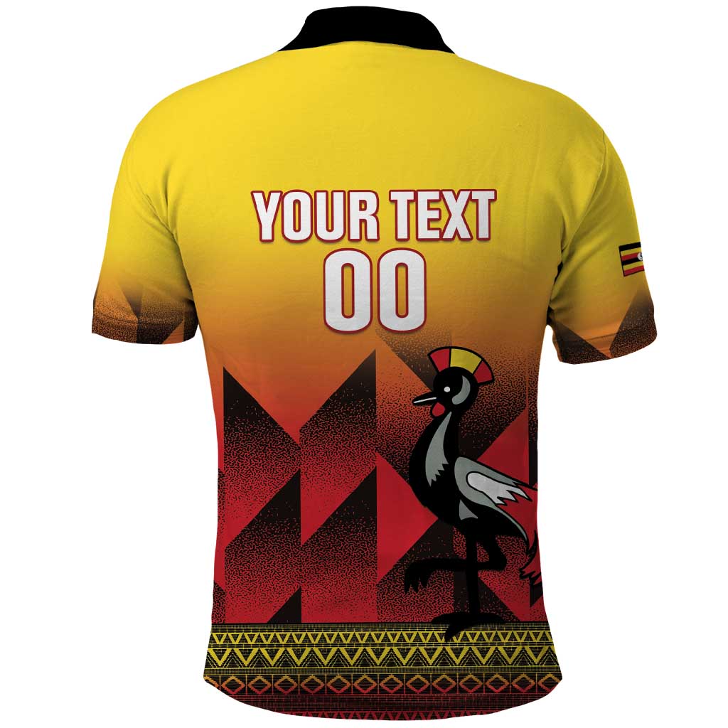 Uganda Basketball Custom Polo Shirt Come On Silverbacks African Pattern - Wonder Print Shop
