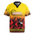 Uganda Basketball Custom Rugby Jersey Come On Silverbacks African Pattern - Wonder Print Shop