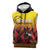 Uganda Basketball Custom Sleeveless Hoodie Come On Silverbacks African Pattern - Wonder Print Shop
