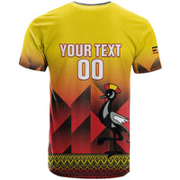 Uganda Basketball Custom T Shirt Come On Silverbacks African Pattern - Wonder Print Shop