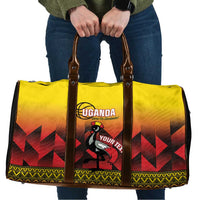 Uganda Basketball Custom Travel Bag Come On Silverbacks African Pattern - Wonder Print Shop