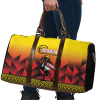 Uganda Basketball Custom Travel Bag Come On Silverbacks African Pattern - Wonder Print Shop