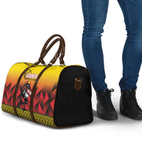 Uganda Basketball Custom Travel Bag Come On Silverbacks African Pattern - Wonder Print Shop