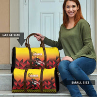 Uganda Basketball Custom Travel Bag Come On Silverbacks African Pattern - Wonder Print Shop