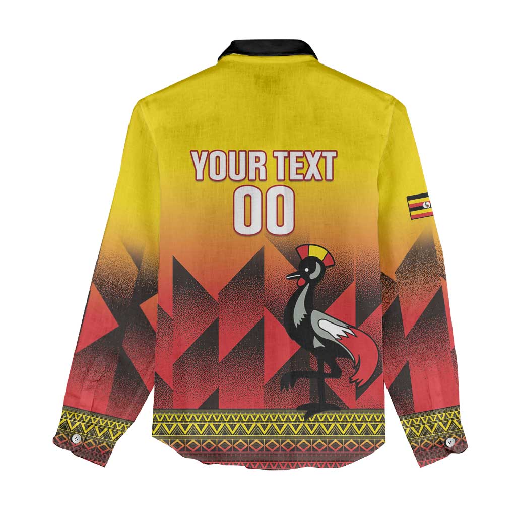 Uganda Basketball Custom Women Casual Shirt Come On Silverbacks African Pattern - Wonder Print Shop