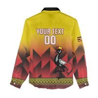 Uganda Basketball Custom Women Casual Shirt Come On Silverbacks African Pattern - Wonder Print Shop