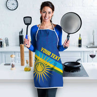 Rwanda Basketball Custom Apron Go Champions Imigongo Folk Pattern - Wonder Print Shop