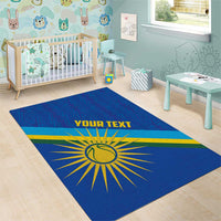 Rwanda Basketball Custom Area Rug Go Champions Imigongo Folk Pattern - Wonder Print Shop