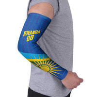 Rwanda Basketball Custom Arm Sleeves Go Champions Imigongo Folk Pattern - Wonder Print Shop