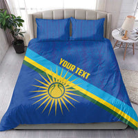 Rwanda Basketball Custom Bedding Set Go Champions Imigongo Folk Pattern - Wonder Print Shop