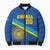 Rwanda Basketball Custom Bomber Puffer Jacket Go Champions Imigongo Folk Pattern - Wonder Print Shop