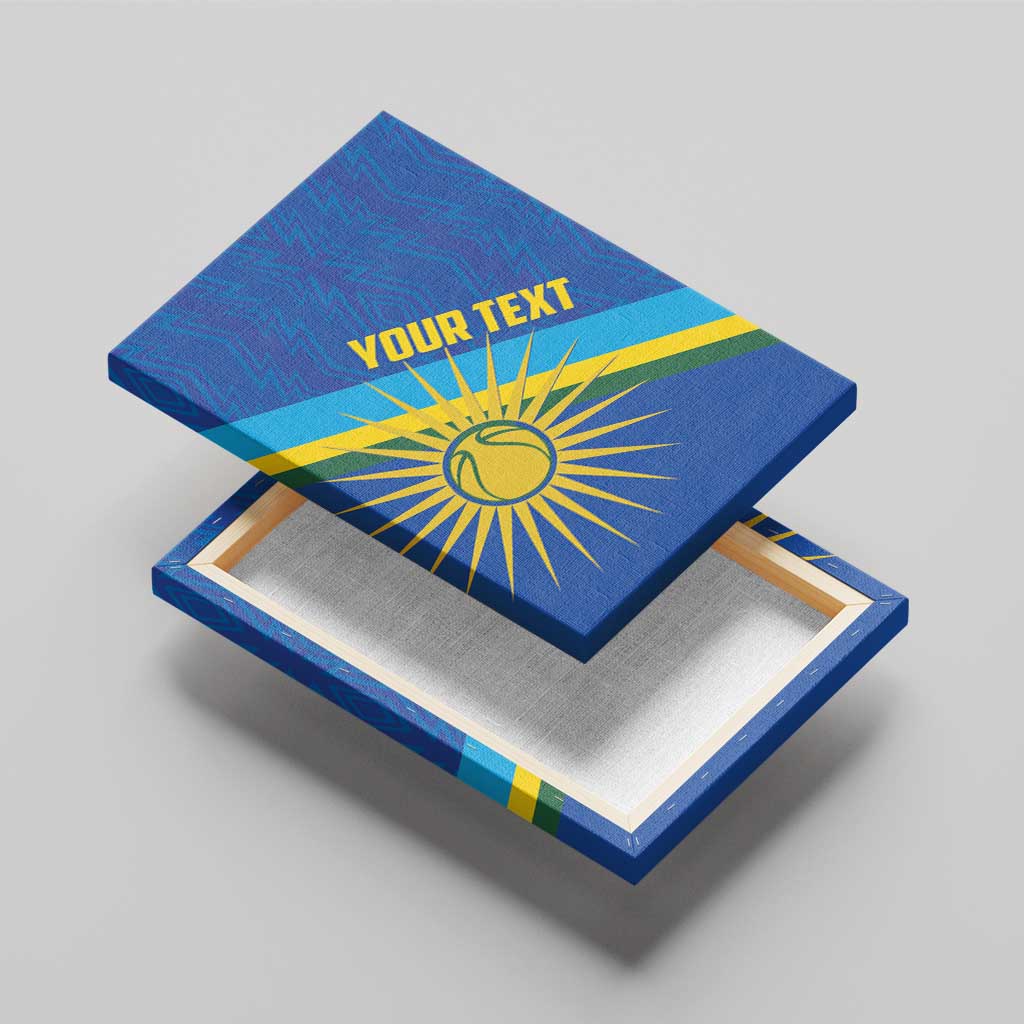 Rwanda Basketball Custom Canvas Wall Art Go Champions Imigongo Folk Pattern - Wonder Print Shop