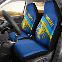 Rwanda Basketball Custom Car Seat Cover Go Champions Imigongo Folk Pattern - Wonder Print Shop