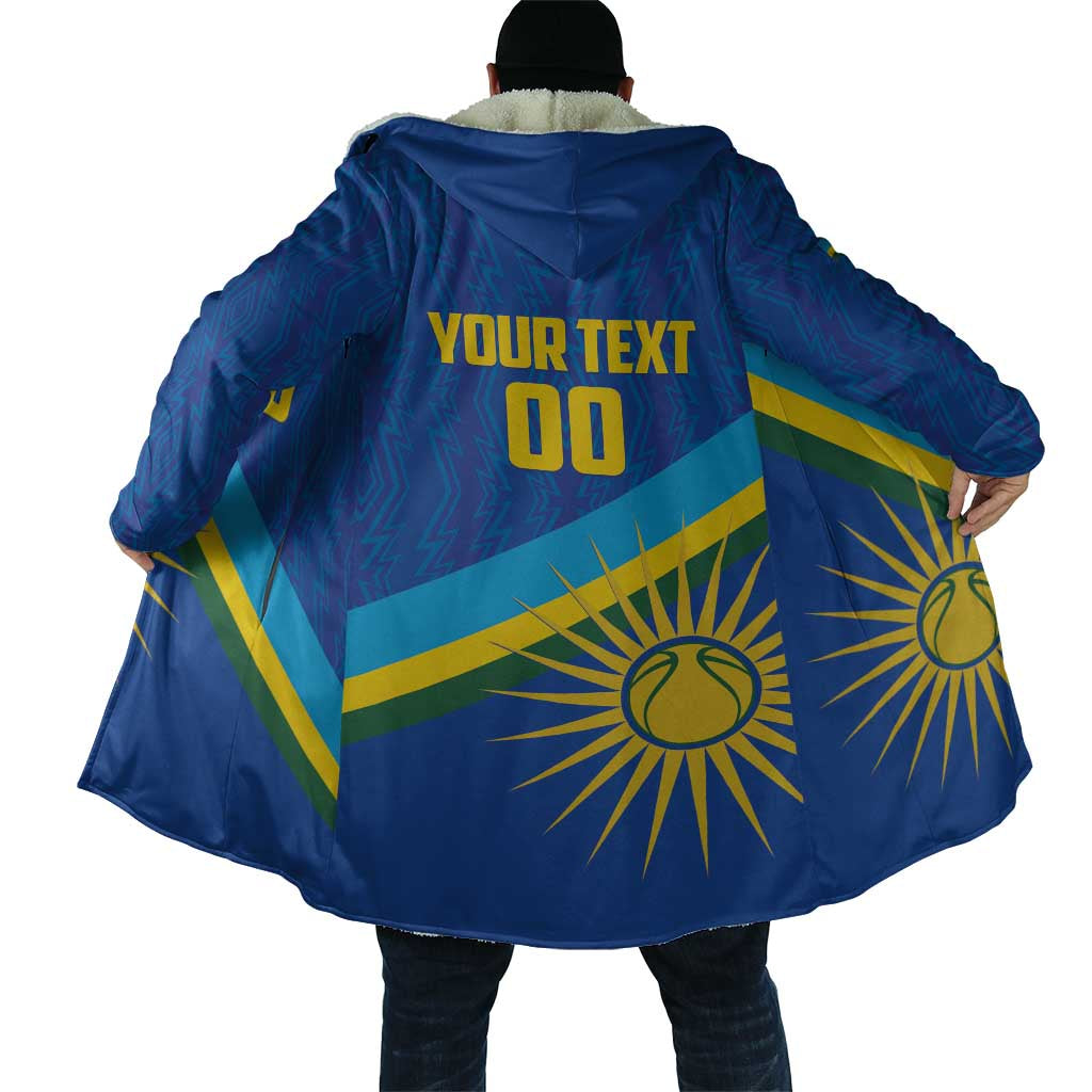 Rwanda Basketball Custom Cloak Go Champions Imigongo Folk Pattern - Wonder Print Shop