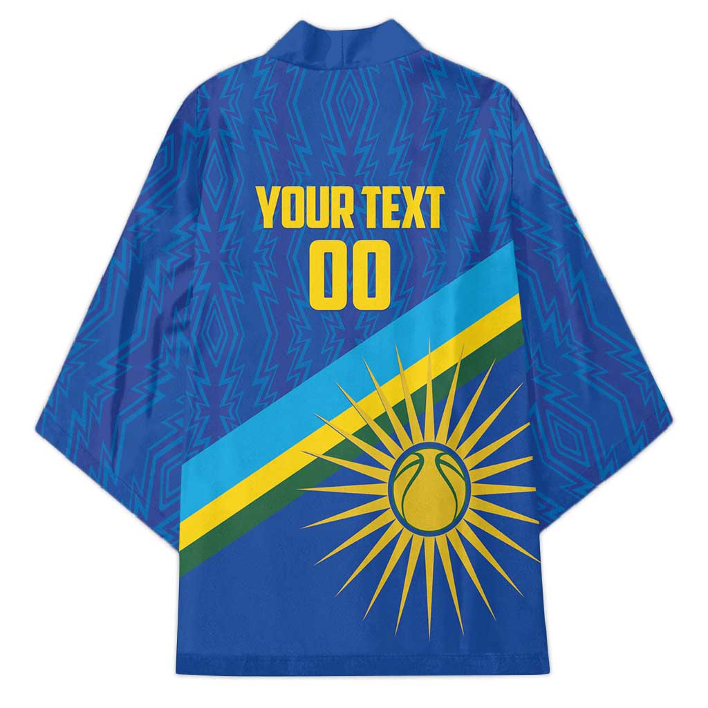 Rwanda Basketball Custom Kimono Go Champions Imigongo Folk Pattern - Wonder Print Shop