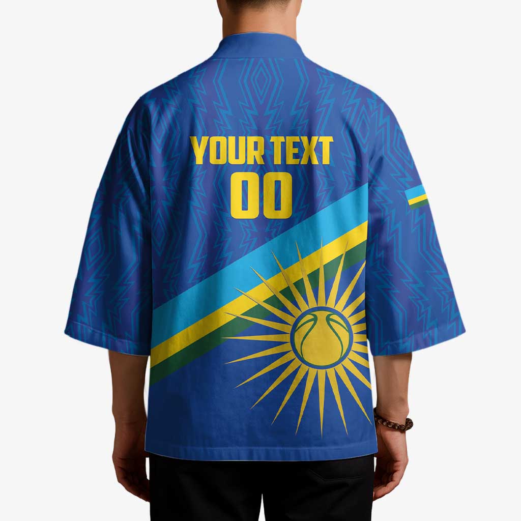 Rwanda Basketball Custom Kimono Go Champions Imigongo Folk Pattern - Wonder Print Shop