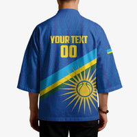Rwanda Basketball Custom Kimono Go Champions Imigongo Folk Pattern - Wonder Print Shop