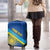 Rwanda Basketball Custom Luggage Cover Go Champions Imigongo Folk Pattern - Wonder Print Shop