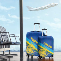 Rwanda Basketball Custom Luggage Cover Go Champions Imigongo Folk Pattern - Wonder Print Shop