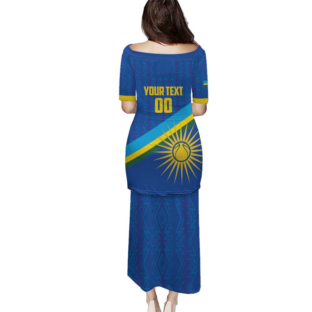 Rwanda Basketball Custom Puletasi Go Champions Imigongo Folk Pattern - Wonder Print Shop