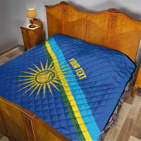 Rwanda Basketball Custom Quilt Go Champions Imigongo Folk Pattern - Wonder Print Shop