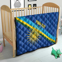 Rwanda Basketball Custom Quilt Go Champions Imigongo Folk Pattern - Wonder Print Shop
