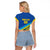 Rwanda Basketball Custom Raglan Cropped T Shirt Go Champions Imigongo Folk Pattern - Wonder Print Shop