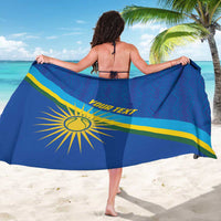 Rwanda Basketball Custom Sarong Go Champions Imigongo Folk Pattern - Wonder Print Shop