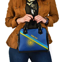 Rwanda Basketball Custom Shoulder Handbag Go Champions Imigongo Folk Pattern - Wonder Print Shop