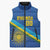 Rwanda Basketball Custom Sleeveless Puffer Jacket Go Champions Imigongo Folk Pattern - Wonder Print Shop