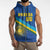 Rwanda Basketball Custom Sleeveless Zip Hoodie Go Champions Imigongo Folk Pattern - Wonder Print Shop