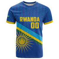 Rwanda Basketball Custom T Shirt Go Champions Imigongo Folk Pattern - Wonder Print Shop