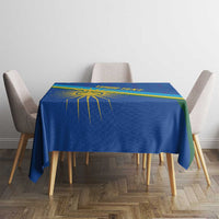 Rwanda Basketball Custom Tablecloth Go Champions Imigongo Folk Pattern - Wonder Print Shop