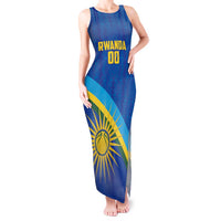 Rwanda Basketball Custom Tank Maxi Dress Go Champions Imigongo Folk Pattern - Wonder Print Shop