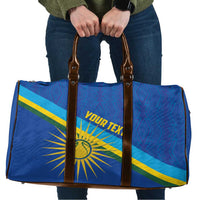 Rwanda Basketball Custom Travel Bag Go Champions Imigongo Folk Pattern - Wonder Print Shop