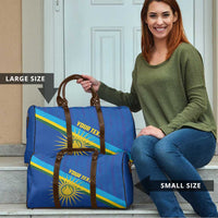 Rwanda Basketball Custom Travel Bag Go Champions Imigongo Folk Pattern - Wonder Print Shop
