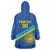 Rwanda Basketball Custom Wearable Blanket Hoodie Go Champions Imigongo Folk Pattern - Wonder Print Shop