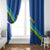 Rwanda Basketball Custom Window Curtain Go Champions Imigongo Folk Pattern - Wonder Print Shop