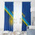 Rwanda Basketball Custom Window Curtain Go Champions Imigongo Folk Pattern - Wonder Print Shop