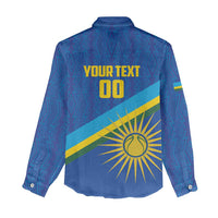 Rwanda Basketball Custom Women Casual Shirt Go Champions Imigongo Folk Pattern - Wonder Print Shop