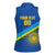 Rwanda Basketball Custom Women Sleeveless Polo Shirt Go Champions Imigongo Folk Pattern - Wonder Print Shop
