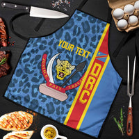 DR Congo Basketball Custom Apron Come On Leopards Skin Pattern - Wonder Print Shop