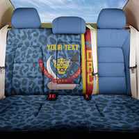 DR Congo Basketball Custom Back Car Seat Cover Come On Leopards Skin Pattern - Wonder Print Shop